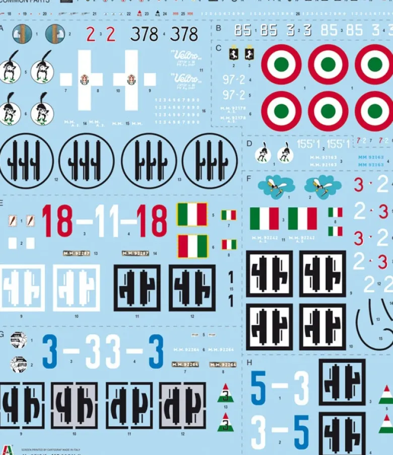 Italeri 2519Macchi MC.205 Veltro, Bausatz, 1:32
