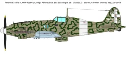 Italeri 2519Macchi MC.205 Veltro, Bausatz, 1:32