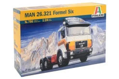 Italeri 0756MAN 26.321 Formel Six LKW Plastikbaukasten 1:24