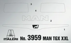 Italeri 3959MAN TGX XXL D38, Bausatz, 1:24
