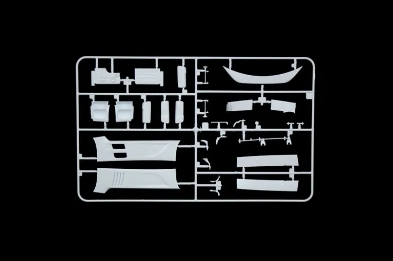 Italeri 3935M-B Actros MP4 Show GigaSpace, Bausatz, 1:24