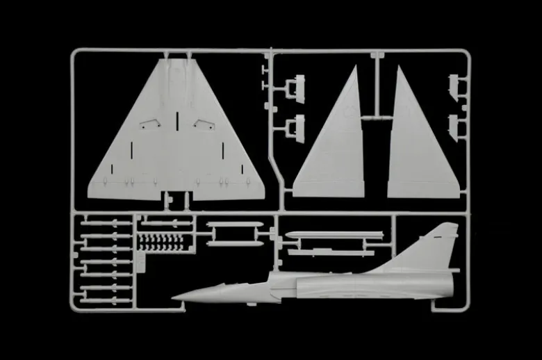 Italeri 1381MIRAGE 2000C, Plastikbausatz, 1:72