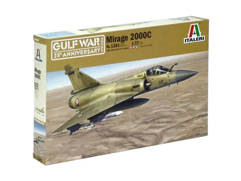 Italeri 1381MIRAGE 2000C, Plastikbausatz, 1:72
