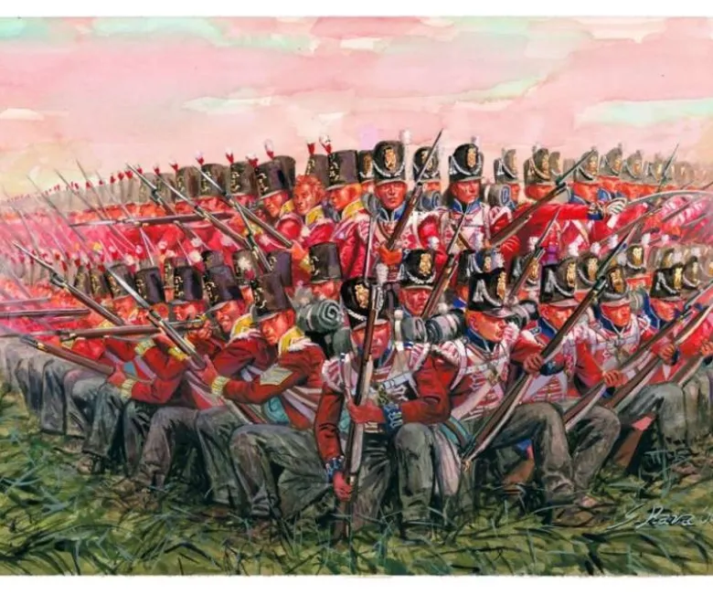 Italeri 6095Napol. Kriege - Brit. Infanterie 1815 1:72 Plastik Bausatz