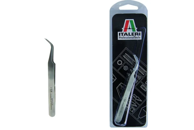 Italeri 0813Präzisions Pinzette, gebogen (1)