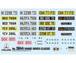 Italeri 3644Range Rover Classic Plastikbausatz 1:24