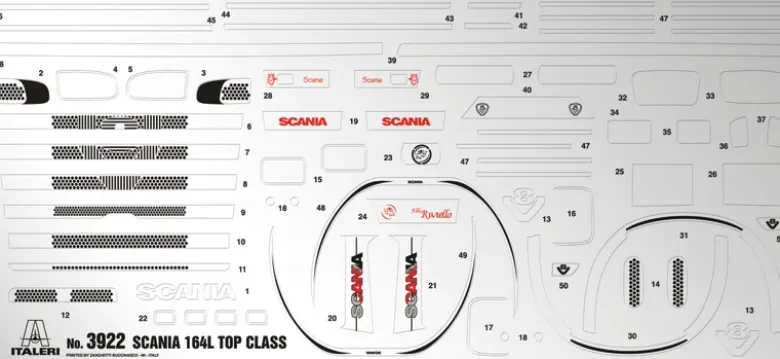 Italeri 3922Scania 164L Topclass, Bausatz, 1:24