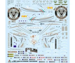 Italeri 3952SCANIA R730 Streamline Show Truck, Plastikbausatz, 1:24