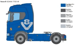 Italeri 3965Scania 770 S V8 "White Cab", Bausatz, 1:24