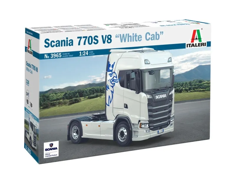 Italeri 3965Scania 770 S V8 "White Cab", Bausatz, 1:24