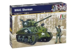 Italeri 0225Sherman M4A1, Bausatz, 1:35