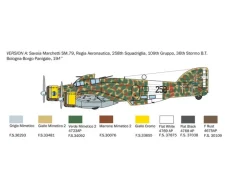 Italeri 1412S.M.79 M Sparviero, Bausatz, 1:72