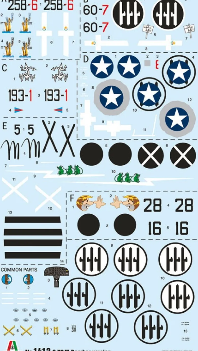 Italeri 1412S.M.79 M Sparviero, Bausatz, 1:72