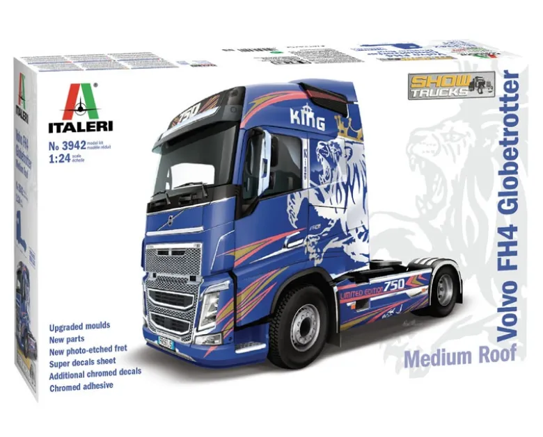 Italeri 3942Volvo FH4 Globetrotter /Medium Roof, Bausatz, 1:24