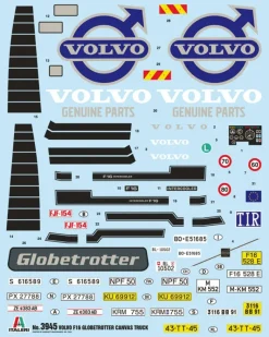 Italeri 3945Volvo F16 Plane mit Hebebühne, Bausatz, 1:24