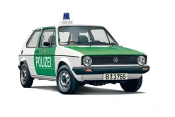 Italeri 3666VW Golf Mk.I POLIZEI, Bausatz, 1:24