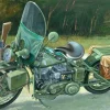 Italeri 7401WLA 750 US Military Motorcycles 1:9 Bausatz