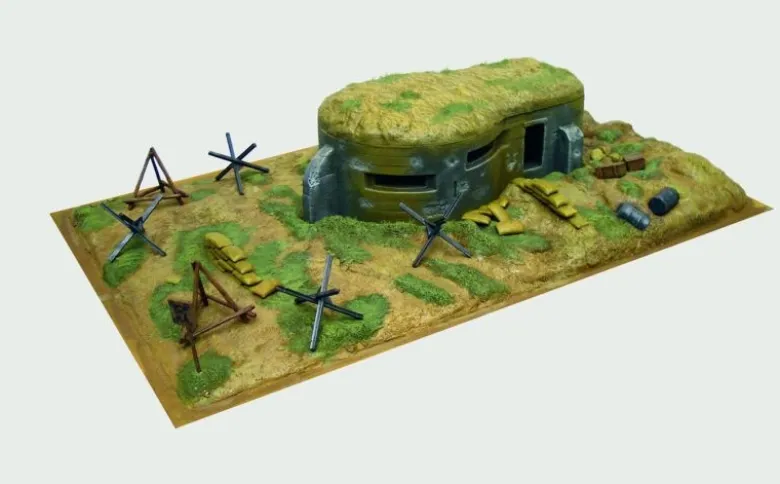 Italeri 60701:72 WWII - Zubehörteile und Bunker