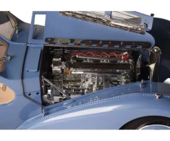 IXO 520010108Bugatti 57 SC Metall Standmodellbausatz - 515 Teile Hochdetaillierter Standmodellbausatz mit Lichtfunktion