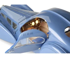 IXO 520010108Bugatti 57 SC Metall Standmodellbausatz - 515 Teile Hochdetaillierter Standmodellbausatz mit Lichtfunktion