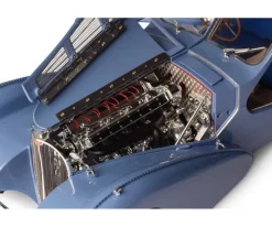 IXO 520010108Bugatti 57 SC Metall Standmodellbausatz - 515 Teile Hochdetaillierter Standmodellbausatz mit Lichtfunktion