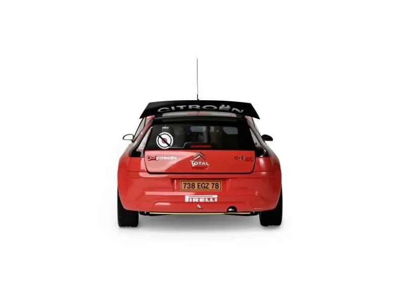 IXO 5200101201:8 IXO Citroen C4 WRC, 1:8 Standmodellbausatz 859 Teile - Hochdetailliert mit Licht & Sound