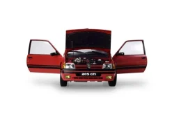 IXO 520010121Peugeot 205 GTI Rot, 1:8 Standmodellbausatz 720 Teile - Hochdetailliert mit Licht & Sound