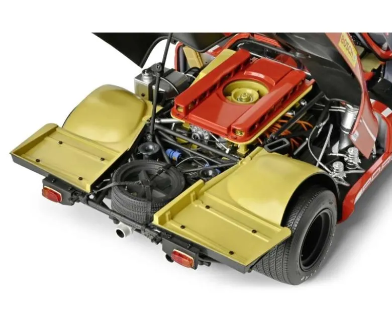 IXO 520010119Porsche 917KH #23 Salzburg, 1:8 Standmodellbausatz 839 Teile - Hochdetailliert mit Licht & Sound