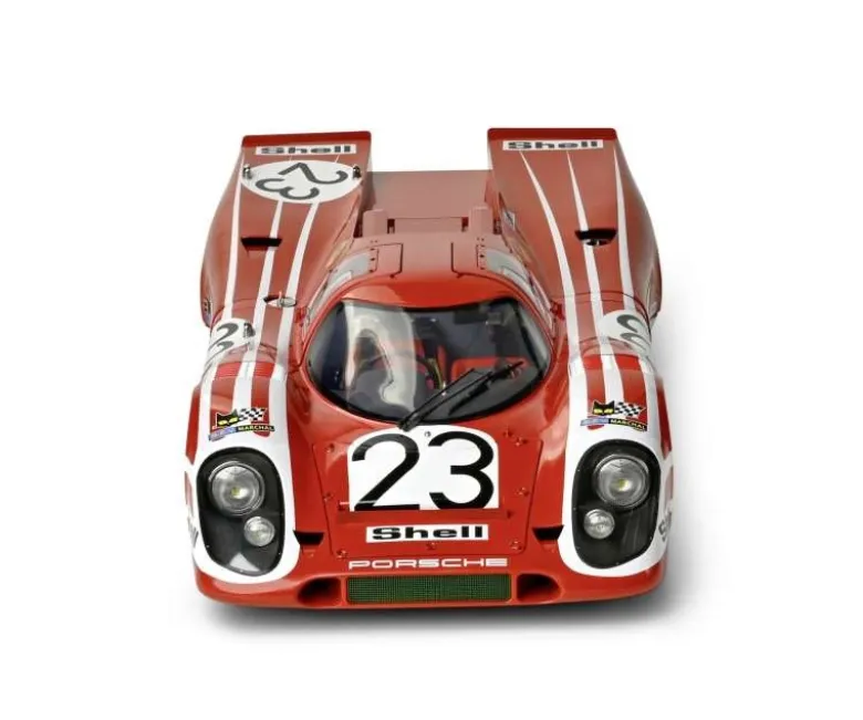 IXO 520010119Porsche 917KH #23 Salzburg, 1:8 Standmodellbausatz 839 Teile - Hochdetailliert mit Licht & Sound