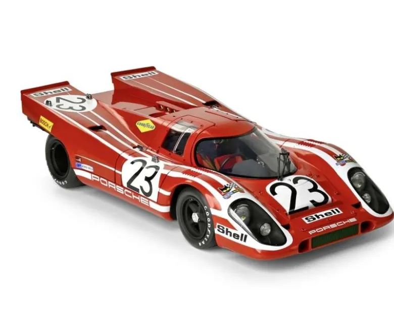 IXO 520010119Porsche 917KH #23 Salzburg, 1:8 Standmodellbausatz 839 Teile - Hochdetailliert mit Licht & Sound
