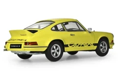 IXO 520010115Porsche 911 RS 2.7 Gelb/Schwarz 1:8 Standmodellbausatz 713 Teile - Hochdetailliert mit Licht & Sound