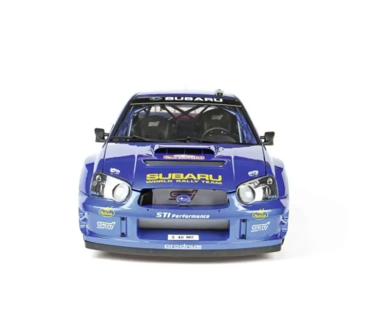 IXO 520010110Subaru Impreza Rally MC 2003 1:8 Metall Standmodellbausatz 859 Bauteile - Hochdetailliert mit Licht & Sound