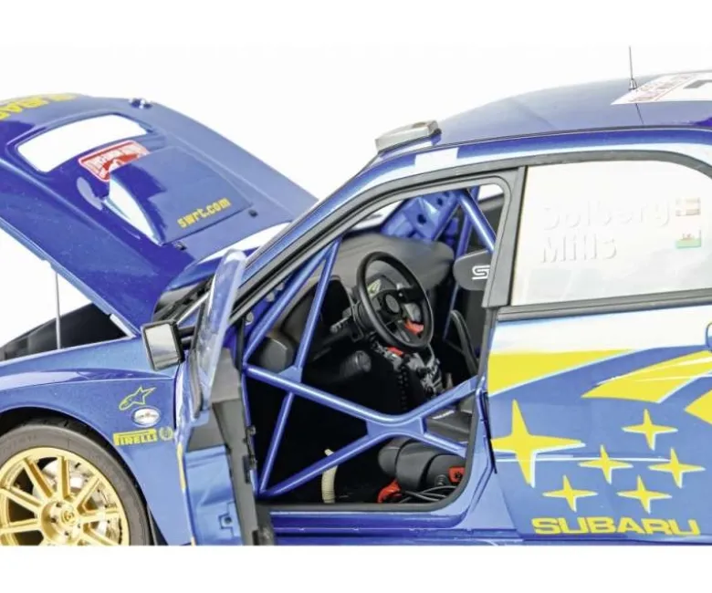 IXO 520010110Subaru Impreza Rally MC 2003 1:8 Metall Standmodellbausatz 859 Bauteile - Hochdetailliert mit Licht & Sound