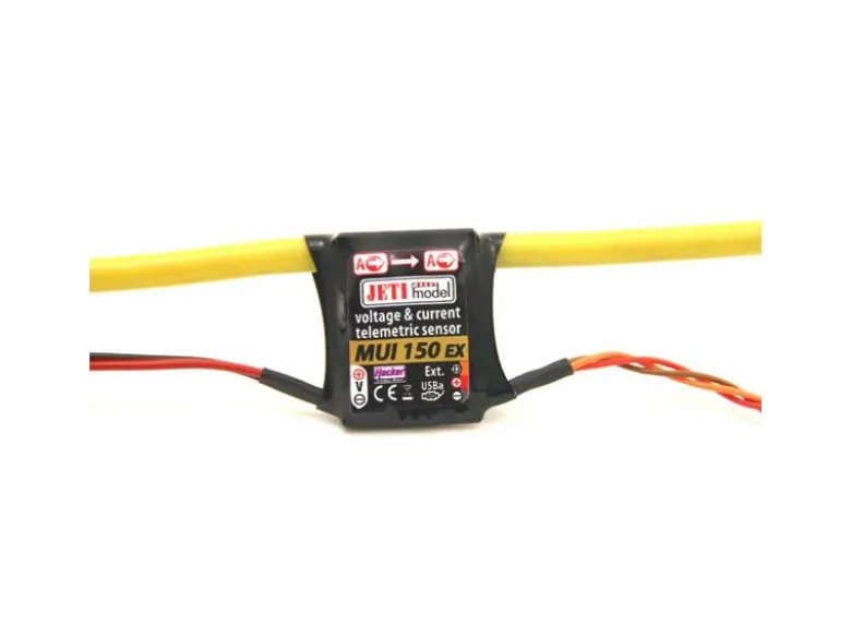 JETI Model 80001304DUPLEX 2.4EX MUI 150 Spannungs/Strom-Sensor