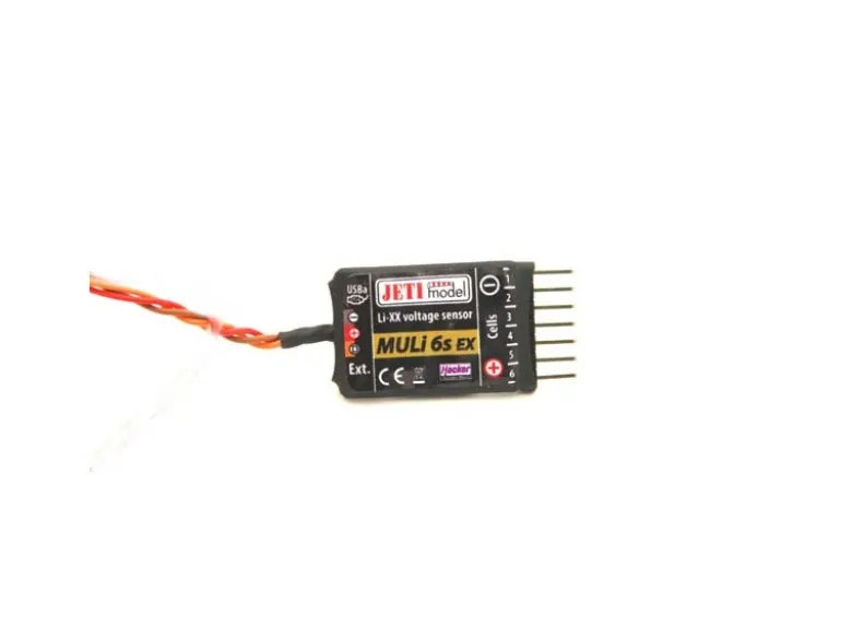 JETI Model 80001308DUPLEX 2.4EX MULi 6s Spannungs-Sensor für LiXX Zellen