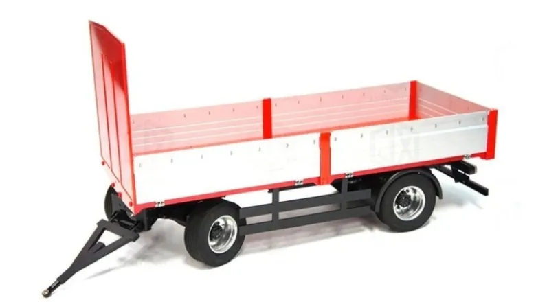 JXModel 520032-Achs Anhänger mit Pritsche 1:14