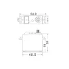 JX Servo PDI-HV4416MGPDI-HV4416MG HV-Digitalservo Lowprofile 12,6kg/0,11 bei 6V mit Metallgetriebe