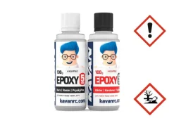 Kavan KAV9963Epoxy 5min 2K-Epoxidklebstoff 2x100g (Harz + Härter)