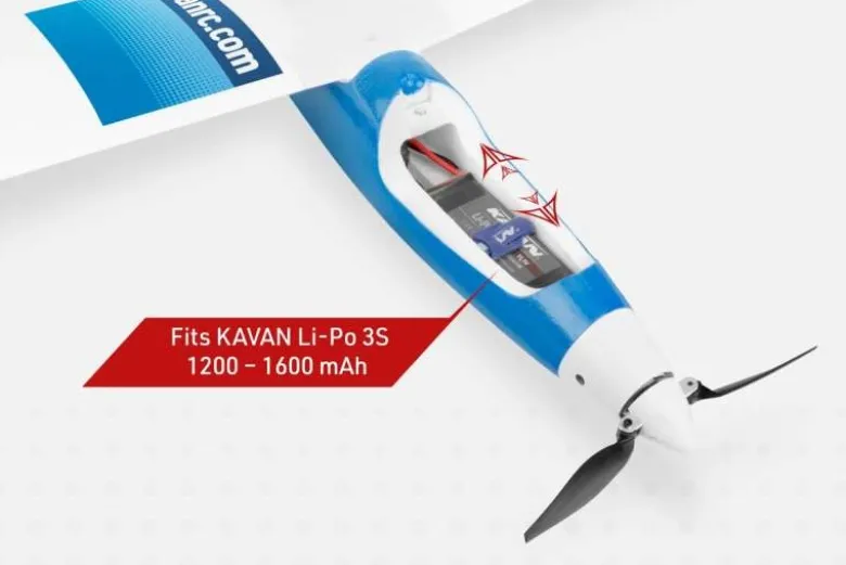 Kavan KAV02.8087Falke 1800mm ARF - blau