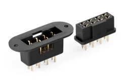 Kavan KAV36.71285MPX8 Stecker schwarz, Einbau im Flügel (1 Paar)