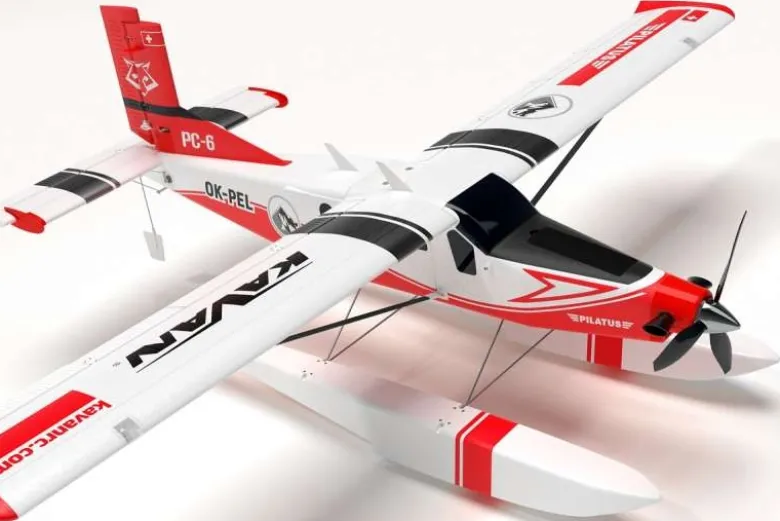 Kavan KAV02.8090Pilatus PC-6 Porter 1500mm ARF - rot