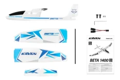 Kavan KAV02.8084RTFV5Beta 1400 Motorsegler RTF - blau