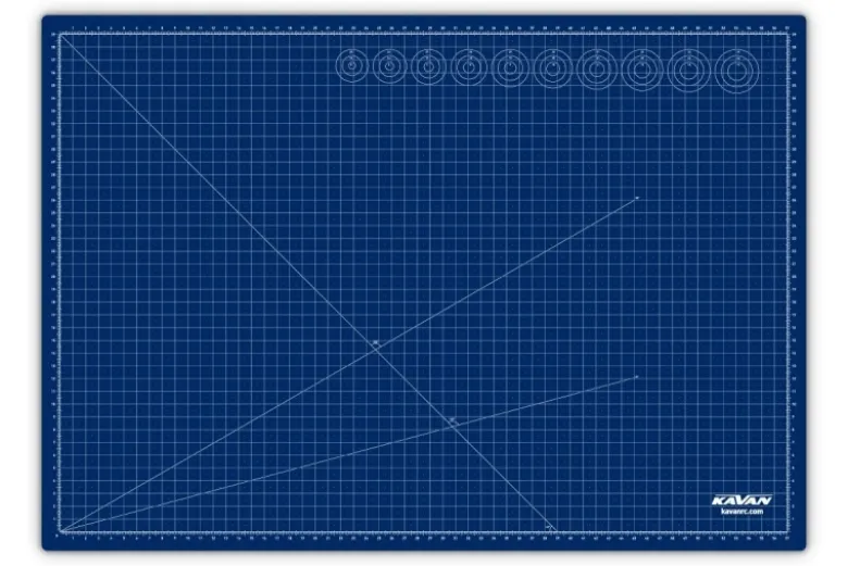 Kavan KAV741Selbstheilende Beidseitige Schneidematte A2 - 600x450x3mm