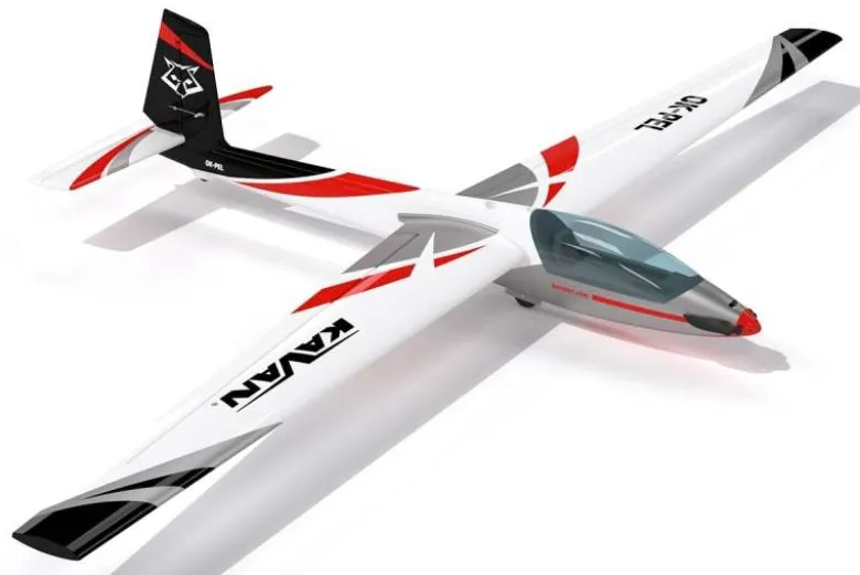 Kavan KAV02.8083Swift S-1 Segelflugzeug 2400mm ARF - rot