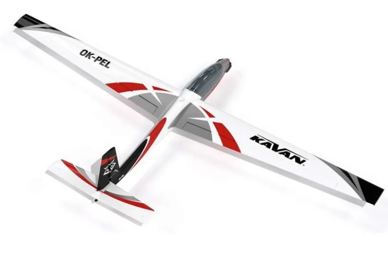 Kavan KAV02.8083Swift S-1 Segelflugzeug 2400mm ARF - rot