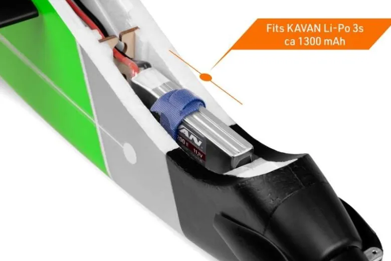 Kavan KAV02.8098Twisty 1512mm ARF - Grün
