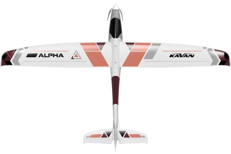 Kavan KAV02.8076V2RTFAlpha V2 Motorsegler 1500mm RTF - rot