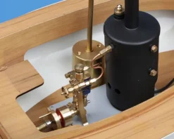 Krick 20214Anna Dampfboot 1/10 mit Dampfmaschine Version 2 Baukasten