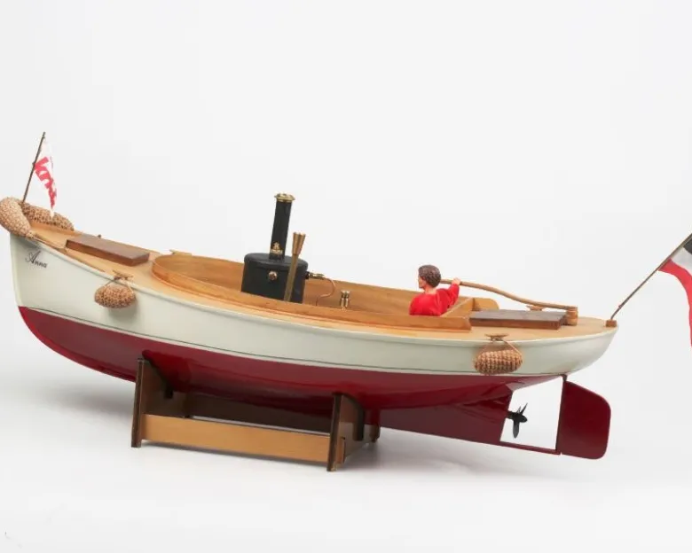 Krick 20214Anna Dampfboot 1/10 mit Dampfmaschine Version 2 Baukasten