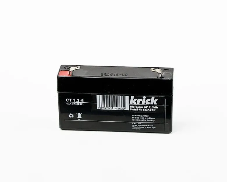 Krick 667251Bleiakku 6V / 1,3Ah